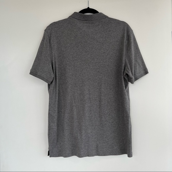 Banana Republic Luxury Touch Grey Polo, Size Large - Picture 3 of 3
